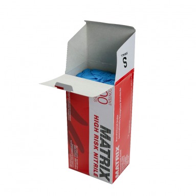  Перчатки MATRIX High Risk Nitrile смотр. нитрил. S  фото