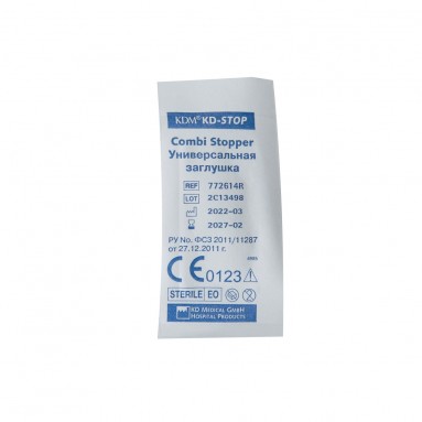  Изделие для инфуз.-трансфуз. терапии (универ. заглушка/Комби-стоппер) белый 772614R  фото