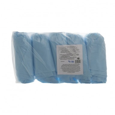  Бахилы низкие спанбонд пл.42 голубые №25 Н70012797  фото