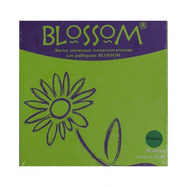  Латексные листы ( коффердам ) ЗЕЛЁНЫЕ №36 BLOSSOM  фото