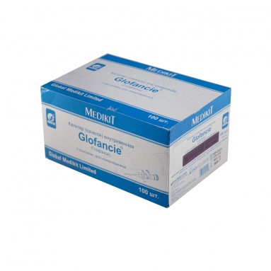  Катетер внутривен. INEKTA  Glofancie (Глофэнси) с крыльями, для новорожденных, вариант исполнения 26G №100  фото