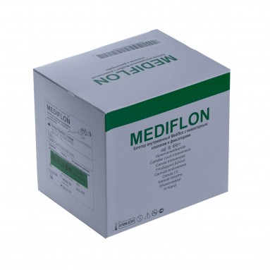  Катетер внутривенный INEKTA с инжекторным клапаном и фиксаторами Mediflon G18 №100  фото