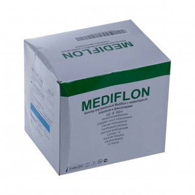  Катетер внутривенный INEKTA  с инжекторным клапаном и фиксаторами Mediflon G22 №100  фото