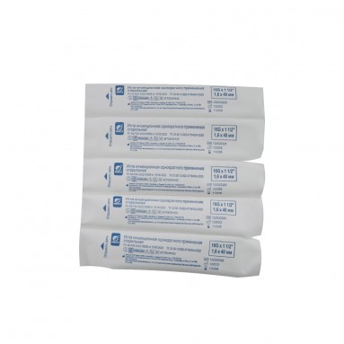  Игла инъекционная стерильная 1,6*40 16G*1 1/2' Inekta №100  фото