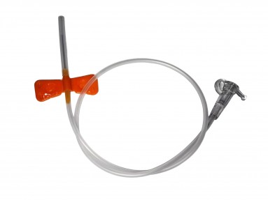  Игла(катетер)-бабочка для вливания в малые вены, 25G×3/4' (0,50мм×19мм), №100  фото