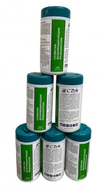  Салфетки дез СДМ 175*130мм в банке №200  фото