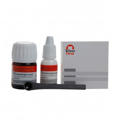  Полиакрилин СИЦ стеклоион. цемент для фиксации (10гр.+8гр.) 021-01-010.008  фото