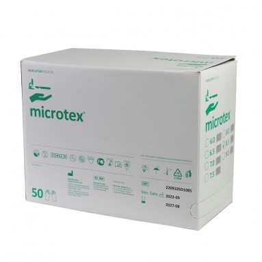  Перчатки хирург. Microtex для микрохирургии, стерил.,латексн,н/о, р-р 8,5  фото