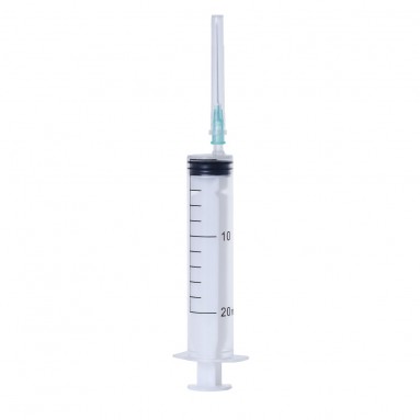  Шприц одноразовый 20мл INEKTA трехдетальный стерильный импортный с иглой 0,8х40мм (21G*1 1/2')  фото