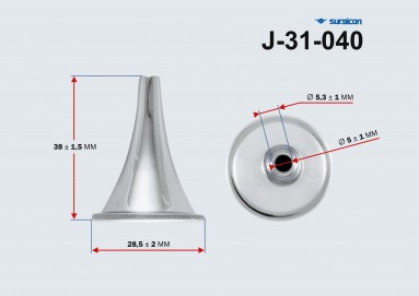  Воронка ушная  №2  J-31-040  фото