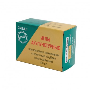  Иглы акупунктурные Ø 0,25х25мм однораз. стерил. с ручкой из нержавеющей стали  №100  фото