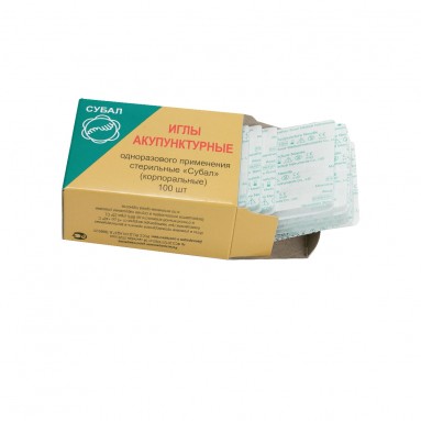  Иглы акупунктурные Ø 0,25х25мм однораз. стерил. с ручкой из нержавеющей стали  №100  фото