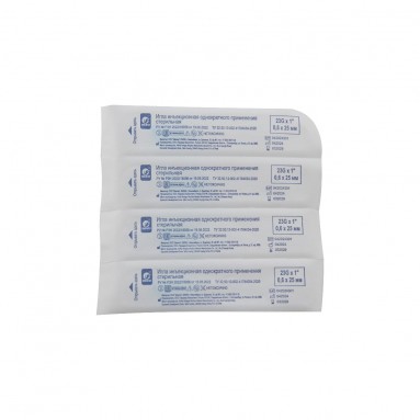  Игла инъекционная 0,6*25 23G*1 Inekta №100  фото