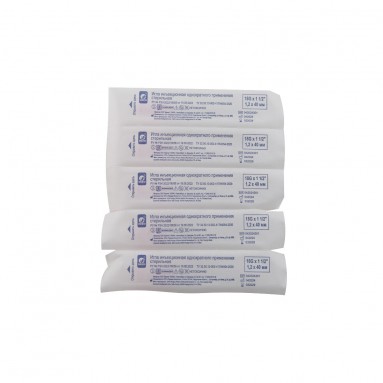  Игла инъекционная 1,2*40 18G*1 1/2 Inekta №100  фото