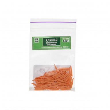  Клинья  1.181 фиксир. дер. оранж. супертонкие №100  фото