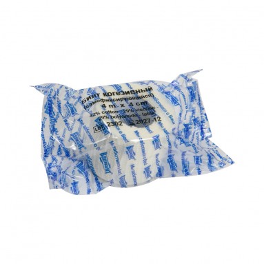  Бинт когезивный эластич. 4м * 4 см №10  (самофиксирующийся) 'Вариант'  фото