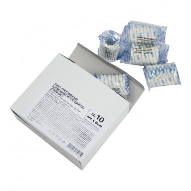  Бинт когезивный эластич. 4м * 6 см №10 (самофиксирующийся) 'Вариант'  фото