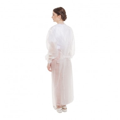  Халат медицин. однораз. нестер «БАРЬЕРМЕД» на манжетах, дл. 140 см 25 г/м2  №5 БМ-ХММ-140-25-РУ  фото