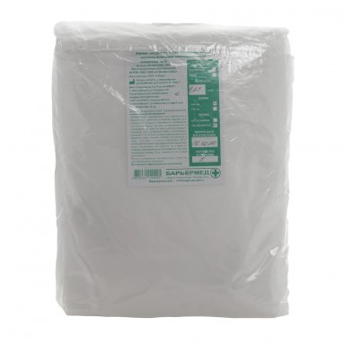  Халат медицин. однораз. нестер «БАРЬЕРМЕД» на манжетах, дл. 140 см 25 г/м2  №5 БМ-ХММ-140-25-РУ  фото