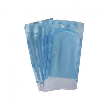  Пакет бумажно-пленочный д/паровой и газ.стер. самоклеющ. плоский 'СтериТ' 90*160 №100  фото