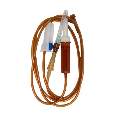  Система инфузионная светозащитная для растворов с иглой 150см, Luer Lock Y-порт 430025  фото
