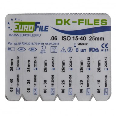  Профайлы (DK-File) маш. 0.6 25мм #15-40 N6 Eurofile 1871625100  фото