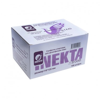  Салфетка инъекционная 110*125мм INEKTA №100  фото