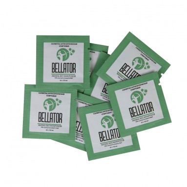  Беллатор Салфетка с изопропиловым спиртом 60*100 №400  фото