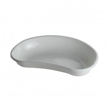  Лоток большой почкообразный полимерный 260мм белый  фото