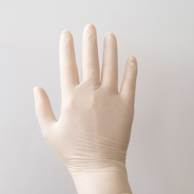  Перчатки INEKTA диагностические нестерильные латексные неопудренные, размер M, цвет белый.  фото