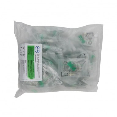  Игла-Бабочка д/взятия проб крови 0,8 мм x 19 мм (21G*3/4') длина катетера 30см (с луер-адаптером) №100  фото