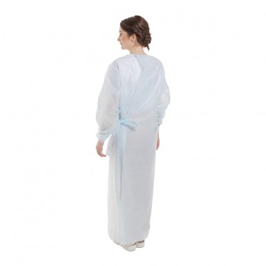  Халат хирургический нестер.(рукав на манжете,р.52-54, дл.140см, спанбонд пл.42 гол.) Н70012802 Гекса  фото