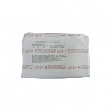  Набор ЕваЛор Тип 1 (зеркало нос.ТИП 2 №30, шпатель д/языка, воронка уш.№1,3, пинцет, , зеркало горт, перч, салфетки 3шт, лоток)  фото