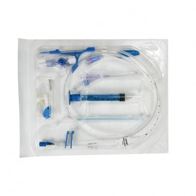  Набор для катетеризации центральных вен ABLE FV-2726 двухпросвет 7Fr/20см Y игла  фото
