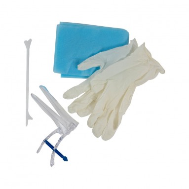  Набор гинек. Ева со шпателем зерк.№2 (прозр.М)  фото