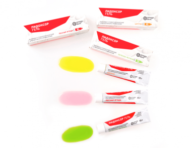  Лидоксор гель 45гр зеленое яблоко  фото