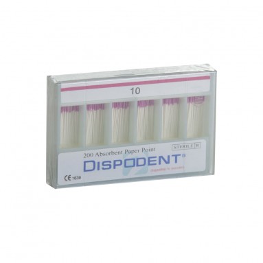  Штифты бумажные #10 №200 Dispodent  фото