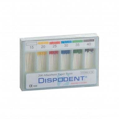  Штифты бумажные #15-40 №200 Dispodent  фото