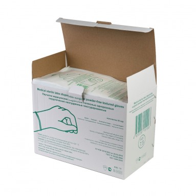 Перчатки хирург.неопудр.латекс.стерил. текстур. 7,5  фото
