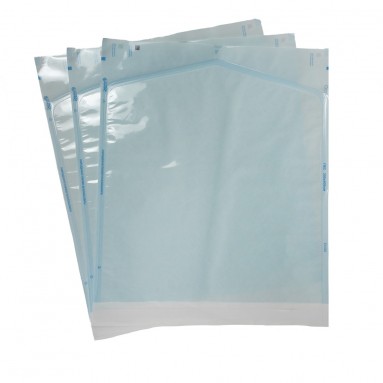  Пакет бумажно-пленочный д/паровой и газ.стер. самоклеющ. плоский 'СтериТ' 350*400 №100  фото