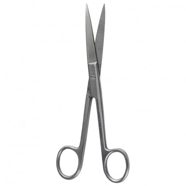  Ножницы хирургические остроконечные прямые 165мм н-6-2 J-22-022  фото