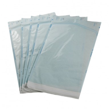  Пакет бумажно-пленочный д/паровой и газ.стер. самоклеющ. плоский 'СтериТ' 250*400 №100  фото