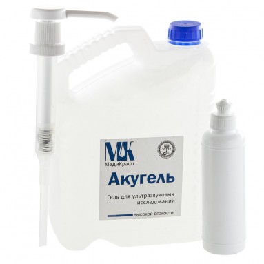  Гель д/УЗИ высокой вязкости 5кг бесцветный Акугель  фото