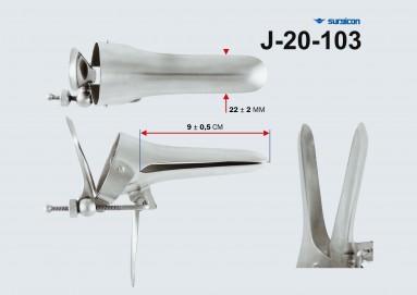  Зеркало влагалищное по Куско 2-х створ. N1 ЗМ-49 J-20-103  фото