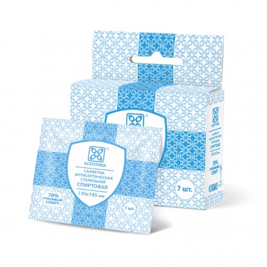  Салфетки антисепт. 135*185 (этиловый спирт) №120  фото