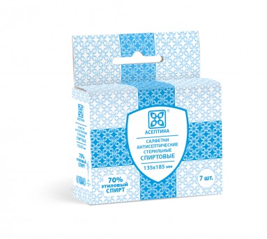  Салфетки антисепт. 135*185 (этиловый спирт) №120  фото