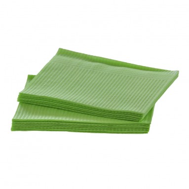  Салфетки д/пациентов нагрудные Стандарт (1+1) слой. 33*45см №500 салатовые  фото