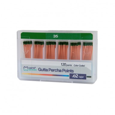  Штифты гуттаперчевые #35 №120  | Meta Biomed, 10%  фото