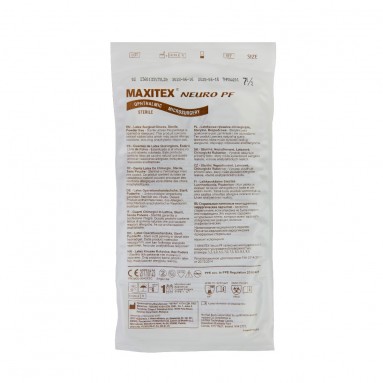  Перчатки Maxitex Neuro PF латексн.хир.стер.н/о для микрохирургии 7,5  фото