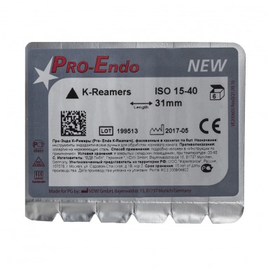  К-Ример #15-40 31мм Pro-Endo N6 (в блистере) VDW V200605031230  фото